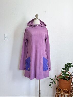 Desert Wild Moab grid fleece hiking dress